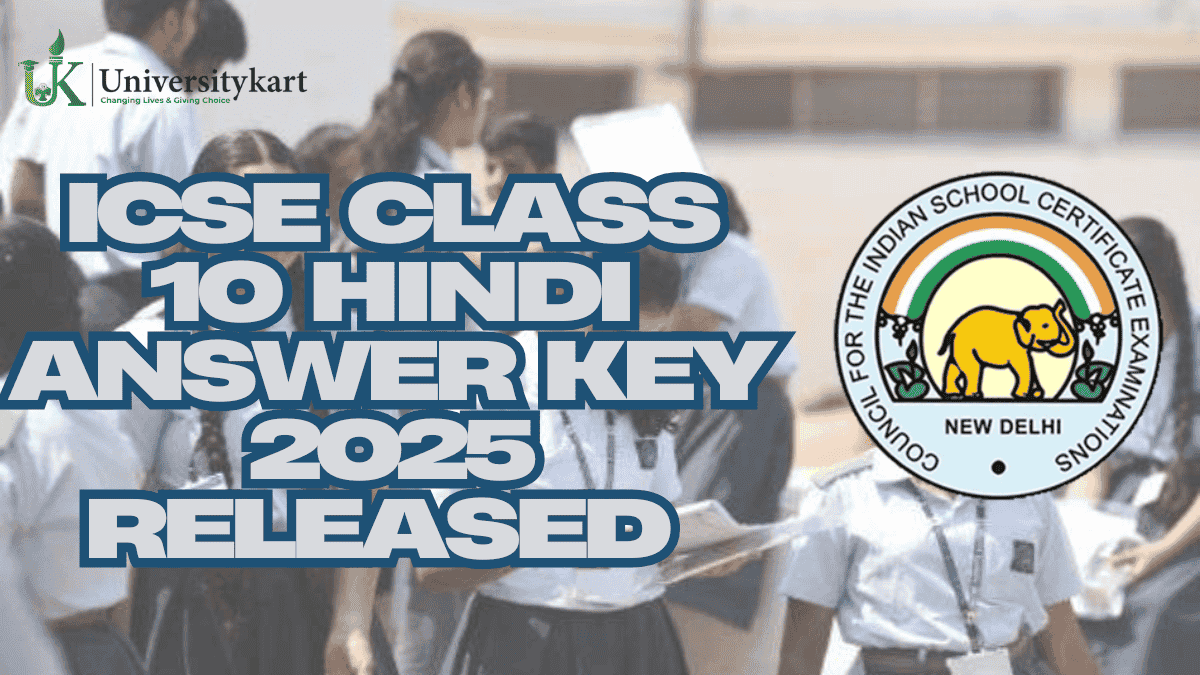 ICSE Class 10 Hindi Answer Key 2025 Released 