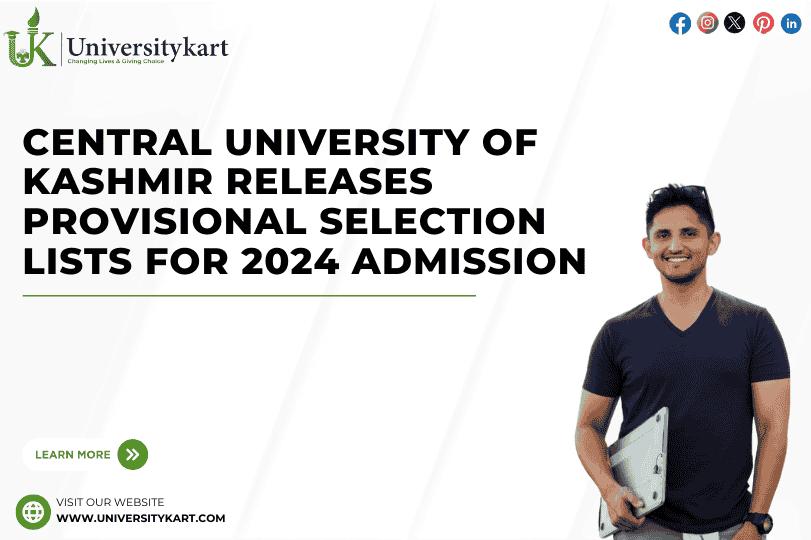 Central University of Kashmir Releases Provisional Selection