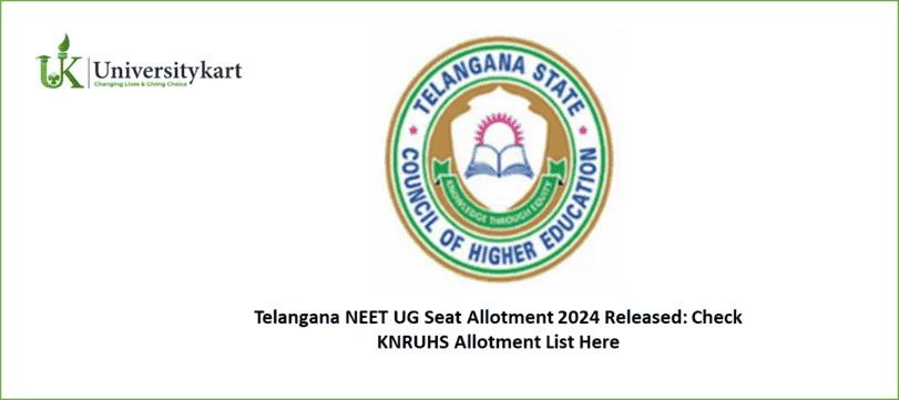 Telangana NEET UG Seat Allotment 2024 Released