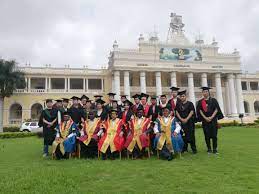 Convocation at Mysore University in Mysore