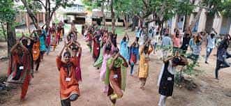Yoga Class at Government Degree College, Pakala in Chittoor	