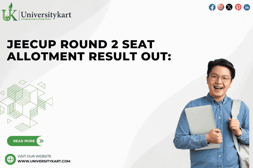 JEECUP Round 2 Seat Allotment Result Out