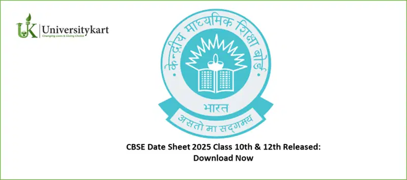 CBSE Date Sheet 2025 Released