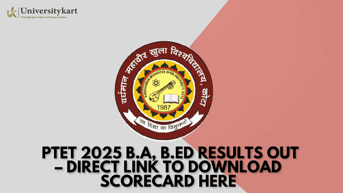 PTET 2025 B.A, B.Ed Results Out