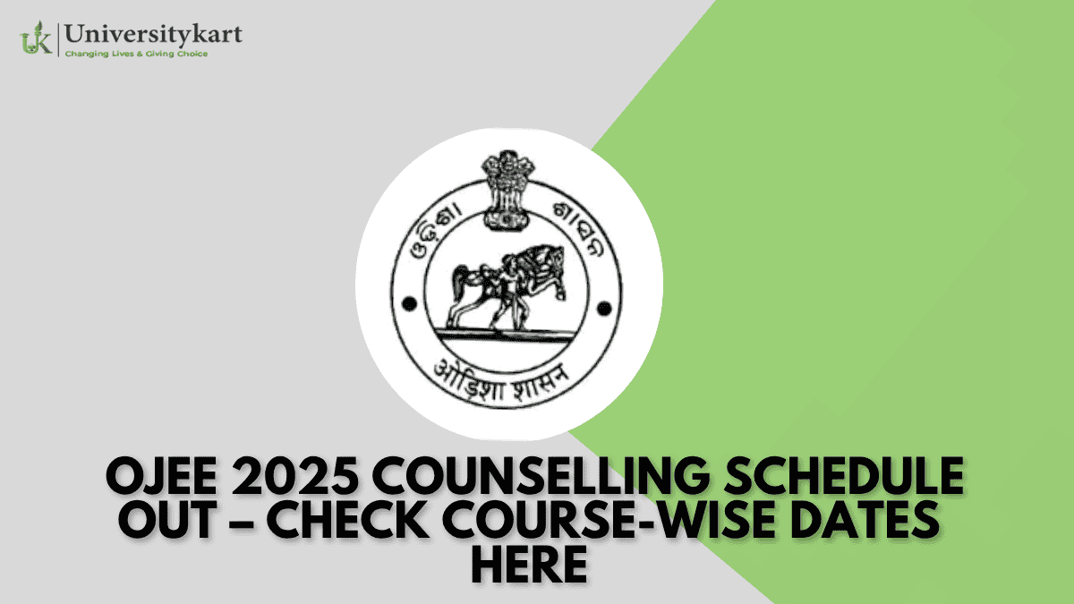 OJEE 2025 Counselling Schedule