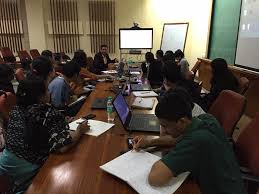 Class at Tata Institute of Fundamental Research in Mumbai City