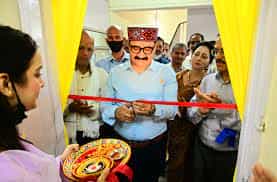 Inauguration at Sardar Vallabhbhai Patel Cluster University in Shimla