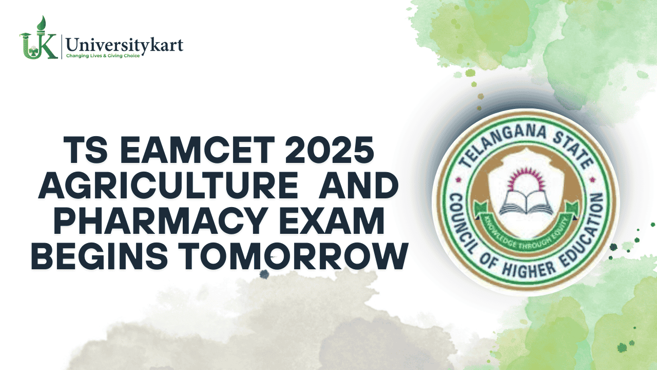 TS EAMCET 2025 Agriculture  and Pharmacy Exam Begins Tomorrow