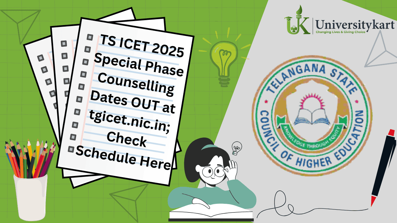 TS ICET 2025 Special Phase Counselling Dates OUT