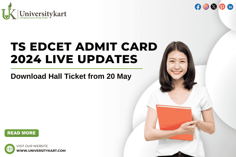 TS EdCET Admit Card 2024 Live Updates
