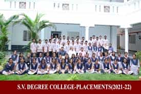 Students of Sri Venkateswara Degree College, Parvathipuram in Vizianagaram	