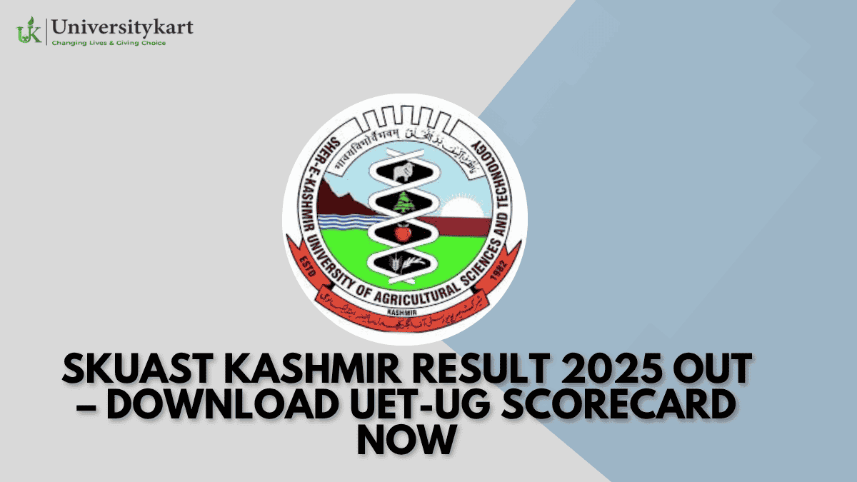 SKUAST Kashmir UET-UG Result