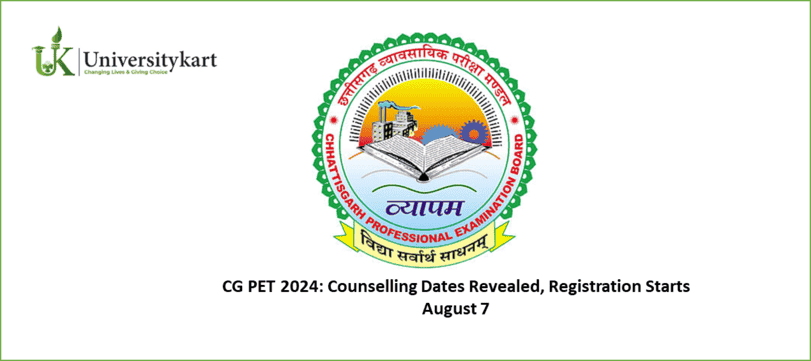 CG PET 2024 Counselling Registeration Updates