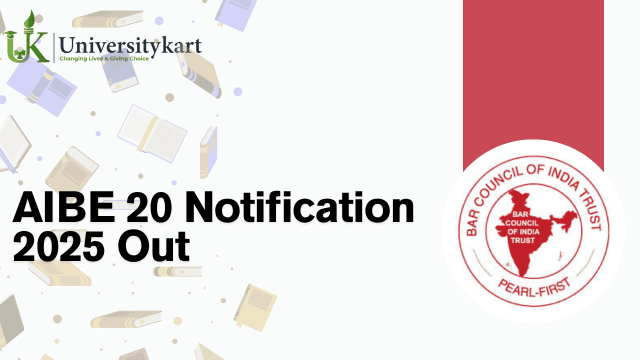 AIBE 20 Notification 2025 Out 