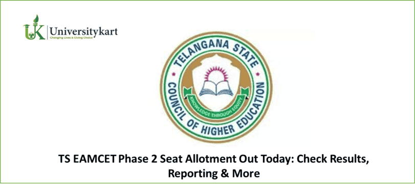 TS EAMCET Phase 2 Seat Allotment Out Today