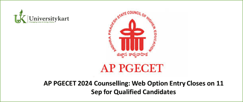 AP PGECET 2024 Counselling Web Option Entry