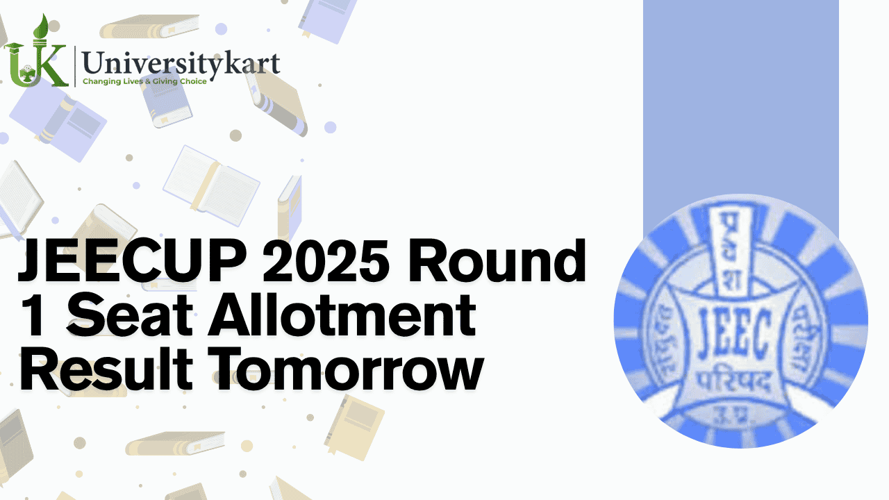 JEECUP 2025 Round 1 Seat Allotment Result Tomorrow