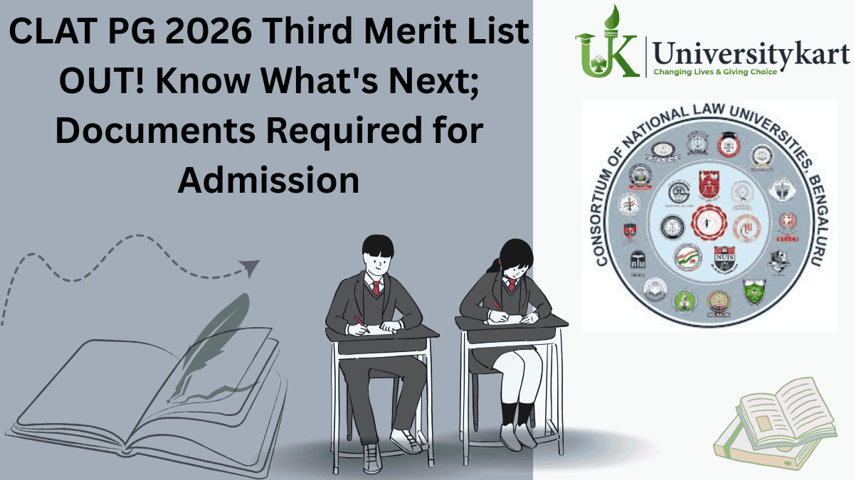 CLAT PG 2026 Third Merit List