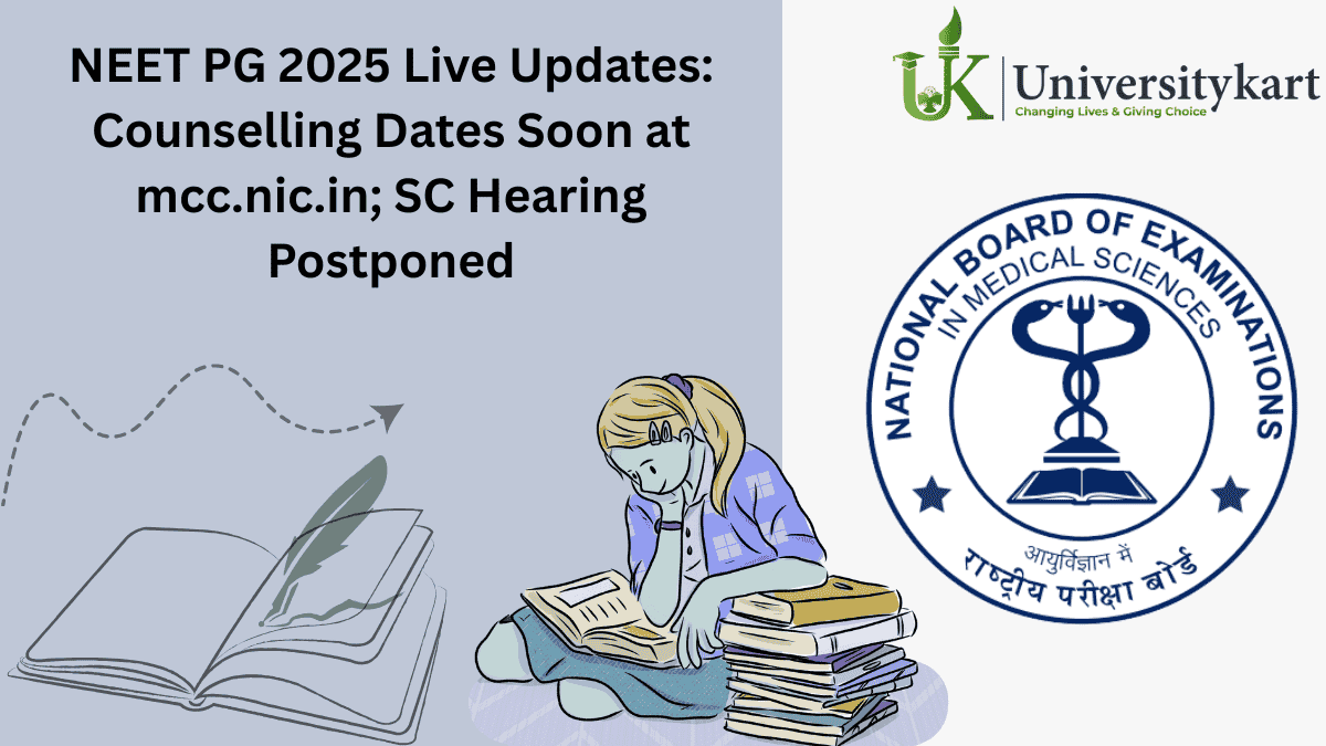 NEET PG 2025 Live Updates SC Hearing Postponed