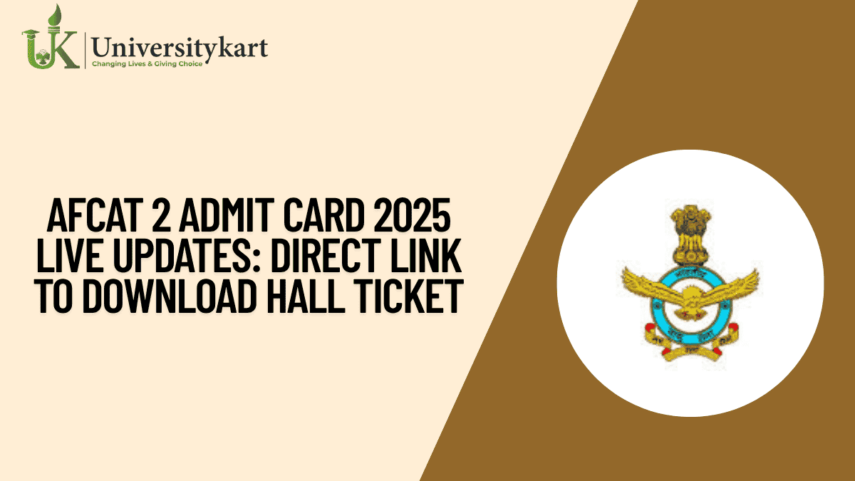 AFCAT 2 Admit Card 2025 Live