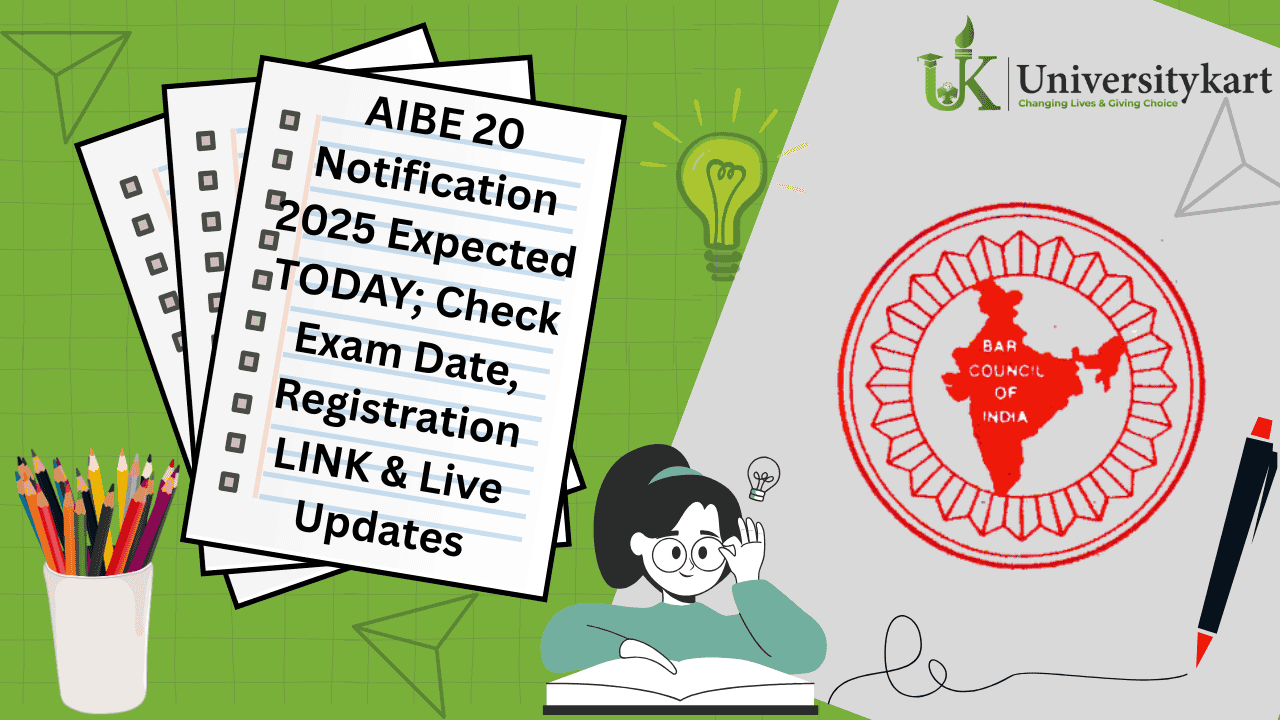AIBE 20 Notification 2025 Expected TODAY
