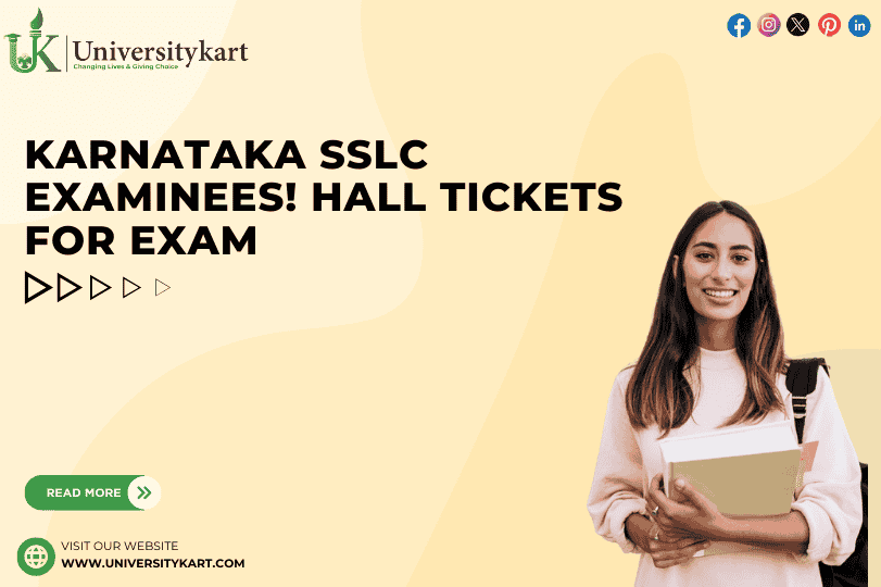 Karnataka SSLC Examinees! Hall Tickets for Exam 3 