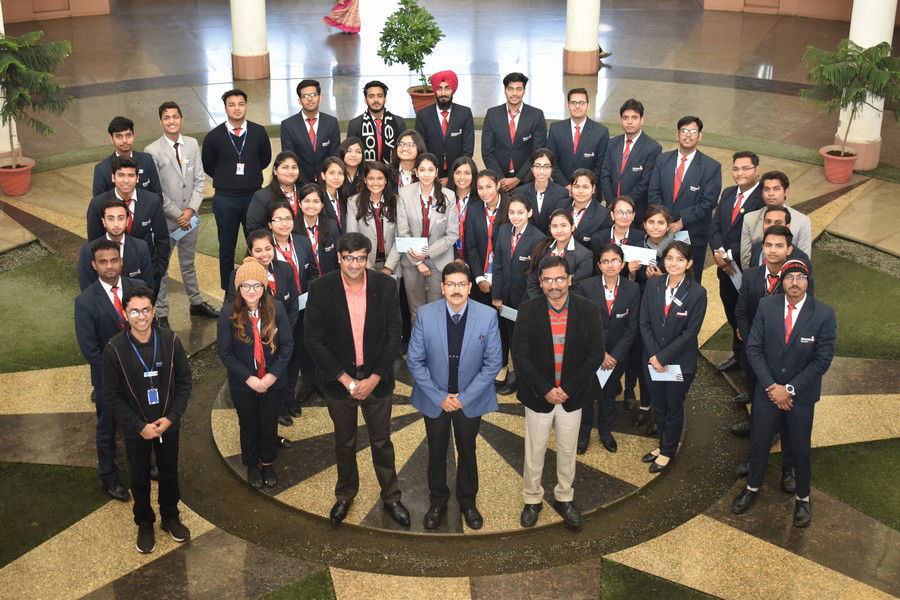 Group photo  Invertis University in Bareilly