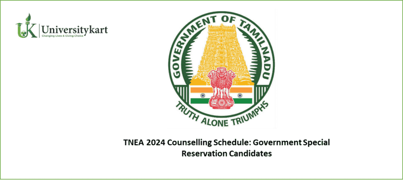 TNEA 2024 Counselling Schedule