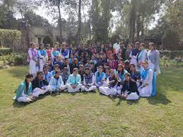 Group photo in Tour Government Girls Polytechnic, Moradabad in Moradabad