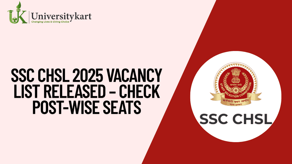 SSC CHSL 2025 Vacancy