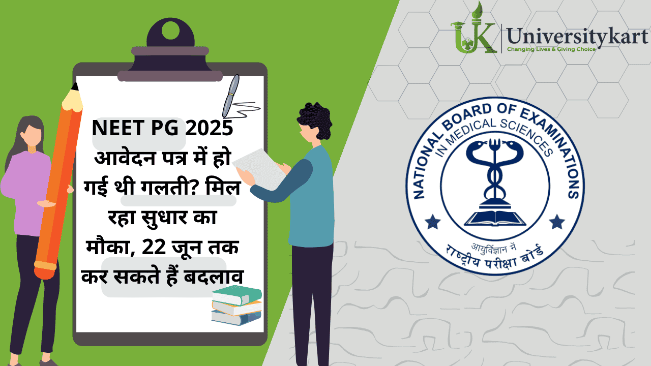 NEET PG 2025 Application Correction Window 