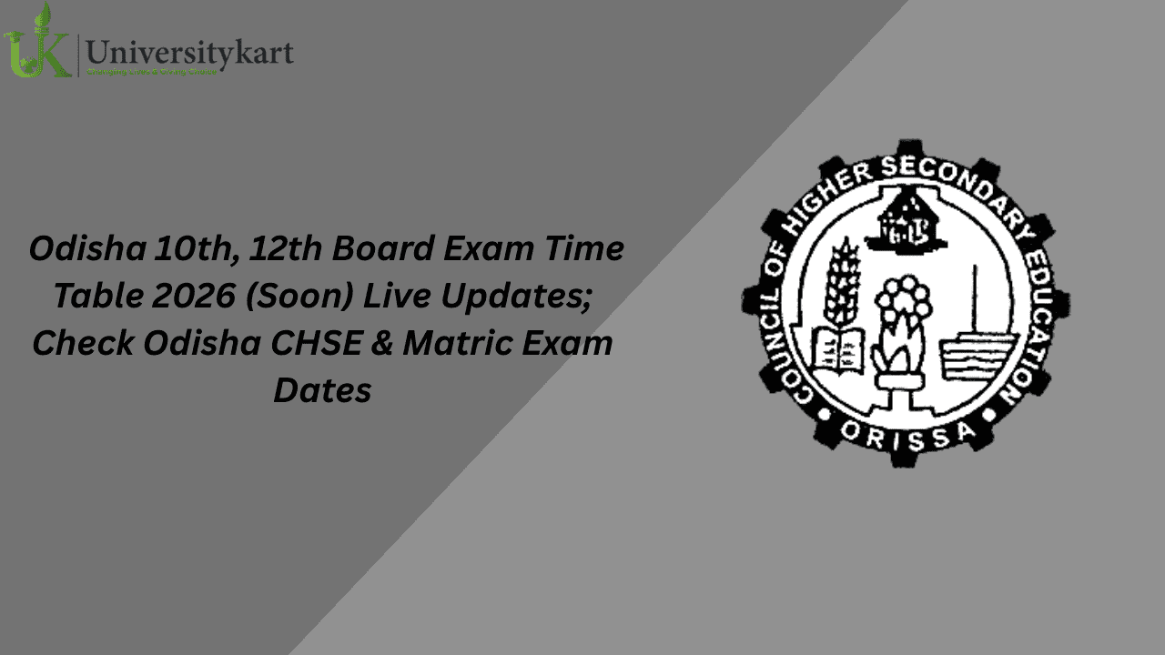 Odisha CHSE Exam Time Table 2026