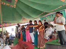 Faculty members of Government Degree College, Buttaigudem in West Godavari	