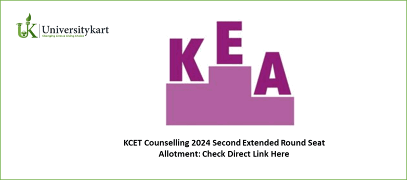 KCET Counseling 2024 Second Extended Round Seat Allotment