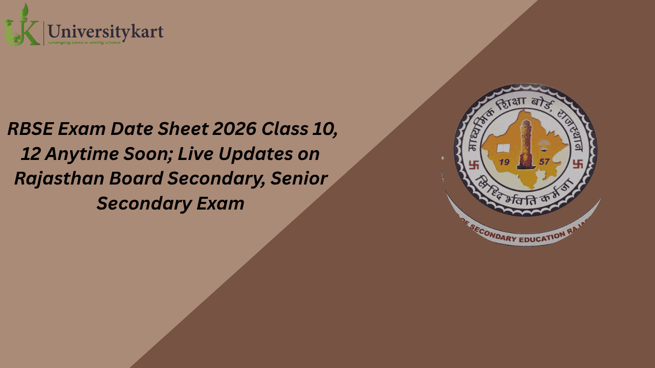 RBSE Exam Date Sheet 2026 Class 10, 12