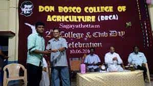 Award Function Photo Don Bosco College Of Agriculture (DBCA), Vellore in Vellore