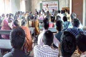 Class Room of Government Degree College, Srisailam Project in Kurnool	