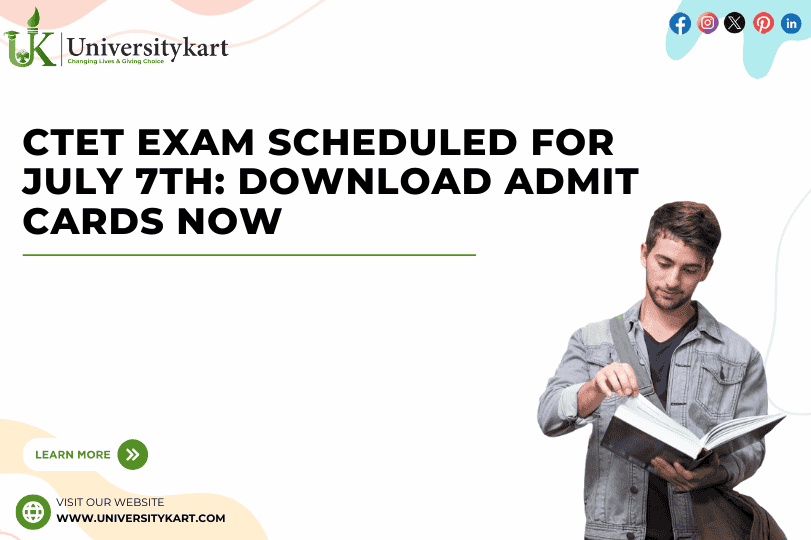 CTET Exam Scheduled for July 7th