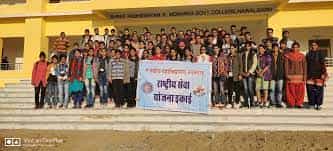 Group Photo Shri Radheshyam Morarka Rajkiya Mahavidyalay Nawalgarh in Jhunjhunu