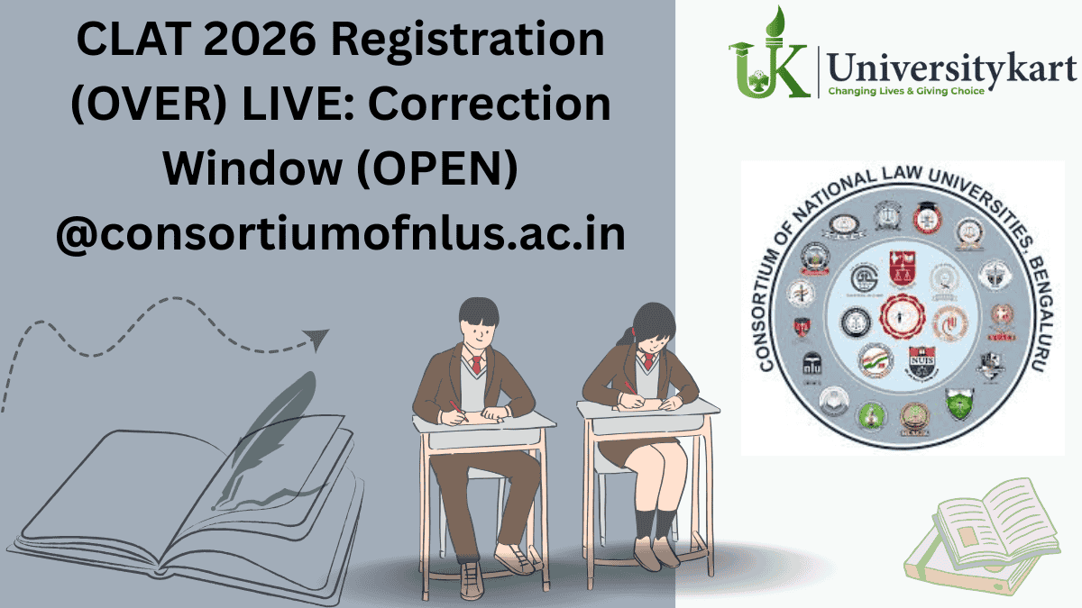 CLAT 2026 Registration OVER