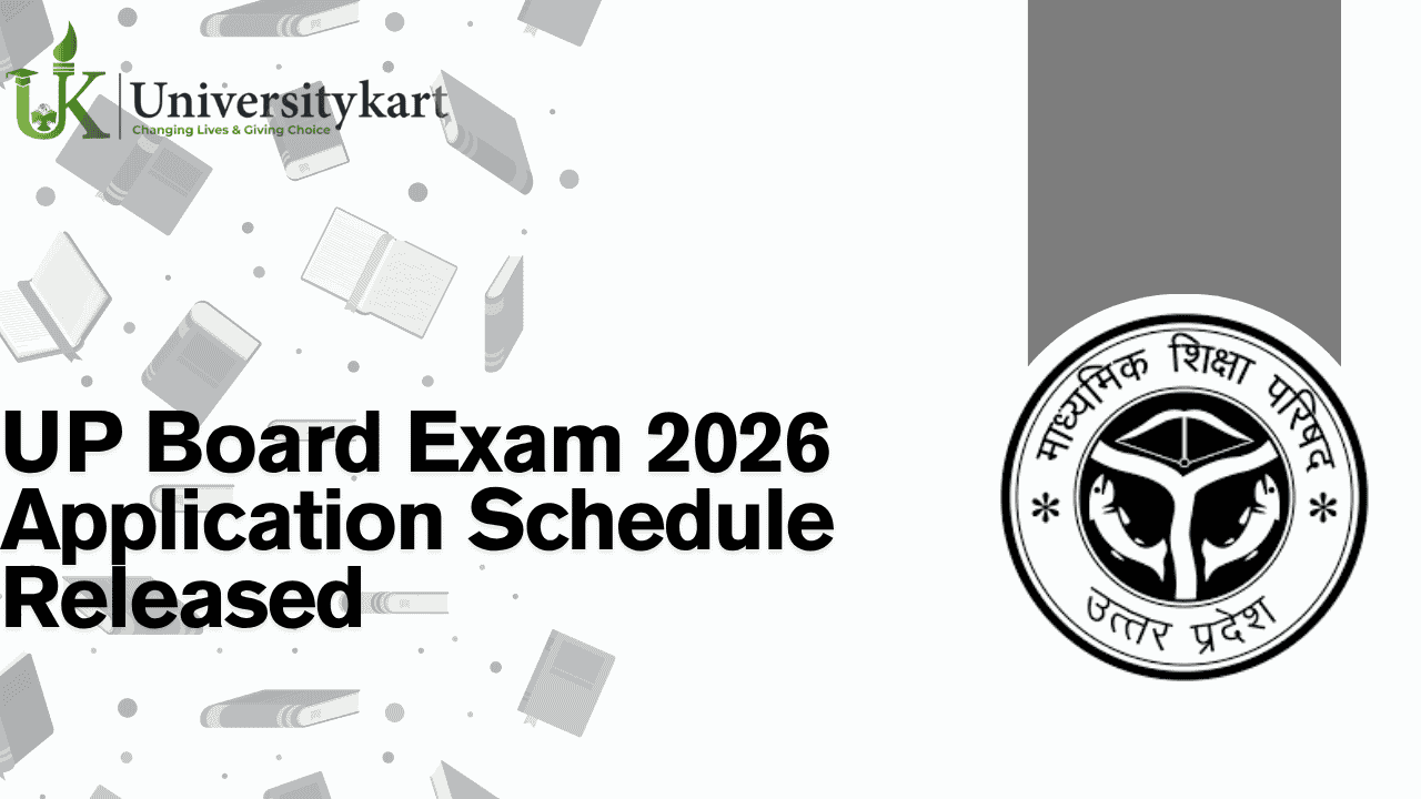 UP Board Exam 2026 Application Schedule Released 