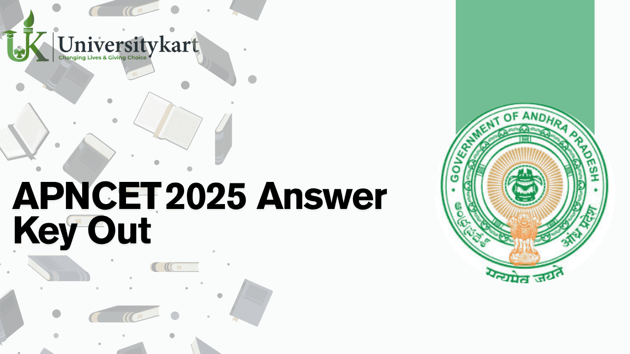Andhra Pradesh APNCET 2025 Answer Key OUT 