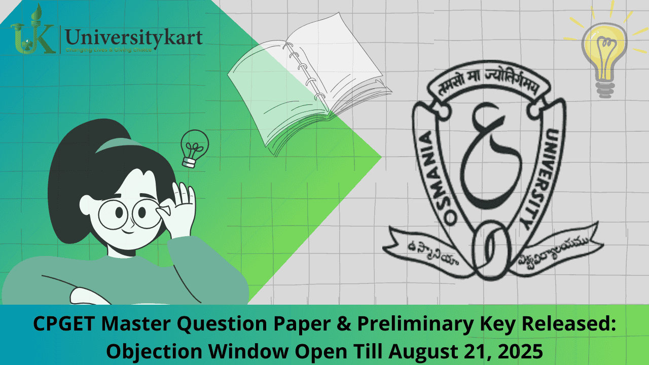 CPGET Master Question Paper & Preliminary Key Released