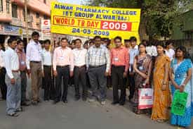 Awareness Rally Photo  Alwar Pharmacy College, Alwar in Alwar
