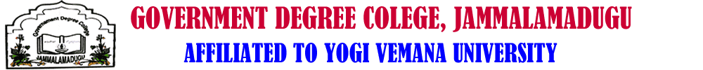 Government Degree College, Jammalamadugu Logo
