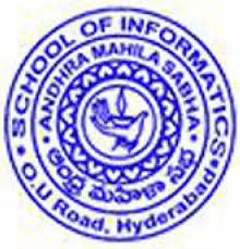 Andhra Mahila Sabha School of Informatics logo