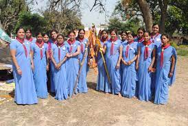 Students Group Photos  Nehru Gram Bharati in Prayagraj