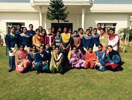 Group photo Babe Ke Institute of Nursing  in Moga	