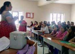 Classroom Abbas Khan College For Women, Bangalore