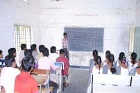 Class Room of Government Degree College, Gummalaxmipuram in Vizianagaram	